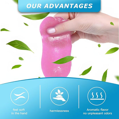 Car Cleaning Gel,Reusable Car Cleaning Putty for Interior Detailing, Car Cleaning Supplies, Auto Detailing Tools, Car Slime for Dust Removal, Car Accessories Interior, Car Cleaning Kit(Pink, 3.0 OZ)