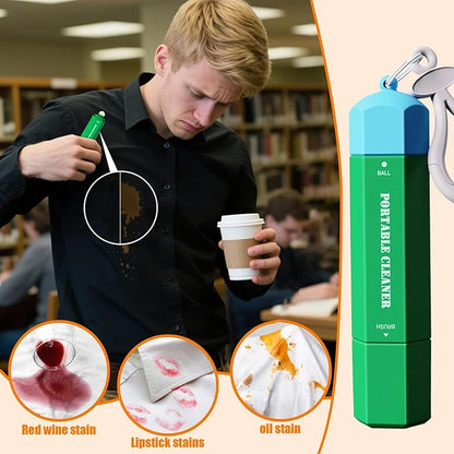 Stain Remover Pen, Double Head Instant Treater Sticks, Stain Removers Pen for Clothes, Multipurpose Wash Free Stains Removers Pens, Spot Cleaner, 15ml Portable Pens Stains Remover for Shirt Laundry