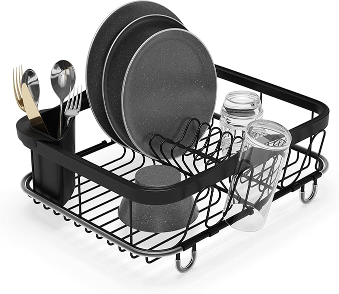 Umbra SINKIN Multi-USE Dish Rack Black