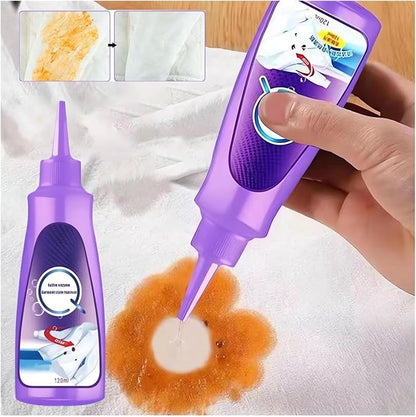 Active Enzyme Laundry Stain Remover - 2023 New Enzyme Cleaner Clothing Stain Remover, Natural Non Toxic Widely Applicable for Enzyme Carpet Fabric Hats Pet Oil Red Wine Ink Armpit Stain Remover (1PC)