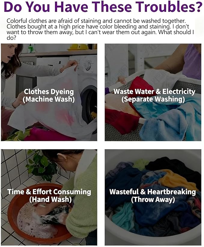 Fragrance Free Dye Catcher Sheets for Laundry - 90 Count, Color Grasper & Dye Guard, Prevents Color Bleeding & Transfer, In-Wash Sheets Essential for Protecting Clothes (3, 90OZ)