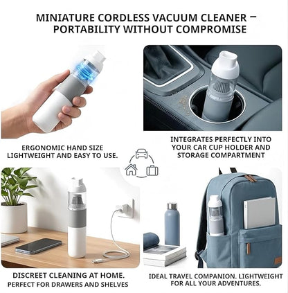 Handheld Car Vacuum Cleaner,Car Vacuum Portable,High Power Hand Held Vacuum,with 2 Suction Modes and 16800 Pa Suction Power Blowing & Inflating 2 Modes for Car, Desk, Keyboards