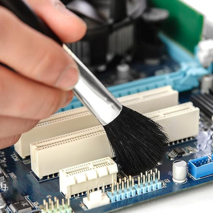 5 PCS Mini Keyboard Cleaning Brushes Kit, PP Handle Nylon Anti Static Electronic Dust Cleaning Brush for Computer Keyboard Motherboard Camera Small Space