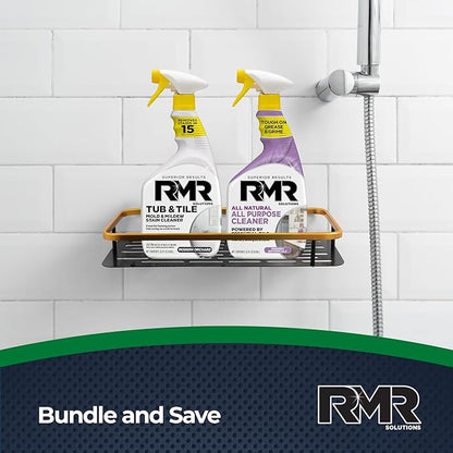 RMR Surface Saver System – Tub & Tile Stain Remover + All Natural All Purpose Cleaner, 2-Step Bathroom & Surface Cleaning Bundle for Tile, Grout, Shower, Tub, Counters & More, 2–32 Oz Bottles