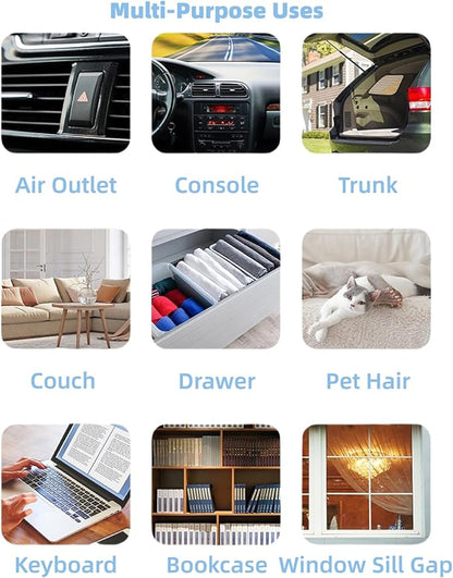 Portable Car Vacuum Cleaner, Cordless Handheld Vacuum, Lightweight Mini Vacuum for Car and Home with Washable HEPA Filter, Rechargeable