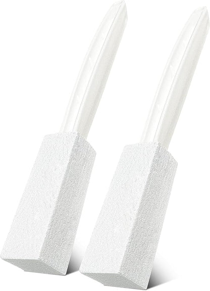 Kadden 2 Pack Toilet Cleaner Hard Water Build up Remover with Ergonomic Handle, Pumice Stone Cleanning Tool Stain Hard Water Ring Cleaner for Toilet, Pool, Bathroom, Sink