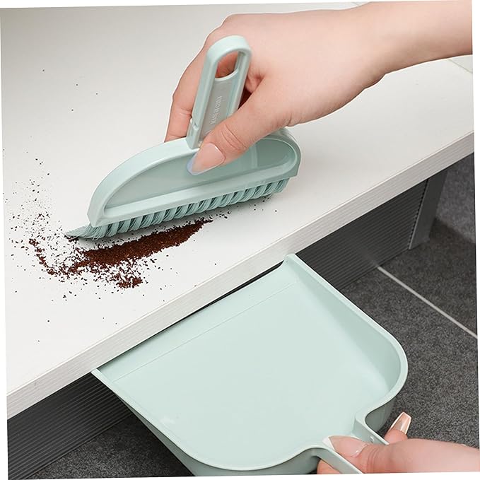 Mini Broom and Dustpan Set, Portable Handheld Sweeper, Portable Mini Hand Broom and Dustpan Combo for Home Table Keyboards Sofa Kitchen