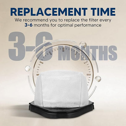 6 Pack Dust Cup Filters Replacement for Shark Cordless Hand Vac SV780 SV75Z SV728N SV726N, Compared to Part # XF769, XSB726N
