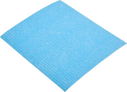 Restaurantware Swedish Dishcloths Pack of 200 Cellulose Reusable Absorbent Blue Kitchen Towels, Washable Quick-Dry Dish Towels, Sustainable Blue Cleaning Cloths Super-Absorbent Biodegradable Odorless