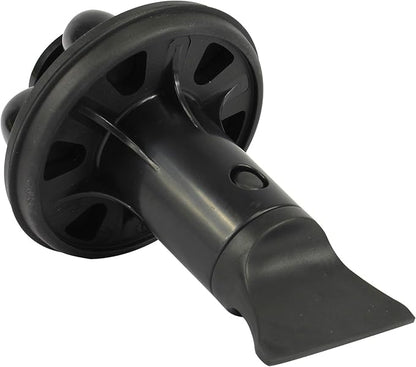 Danco 10768A | Disposal Genie II Garbage Disposal Strainer and Stopper, Kitchen Sink Drain Splash Guard with Food Scraper, Black, 1-Pack