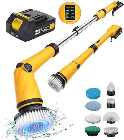 qimedo 3000 mAh Batteries Battery Electric Spin Scrubber Q3, Q1 Pro, Q2 Pro