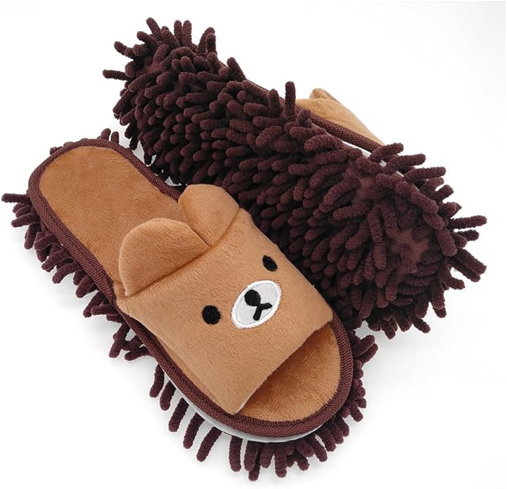 Selric Super Chenille Microfiber Washable Mop Slippers Shoes, Detachable Mopping Shoes, Floor Dust Dirt Hair Cleaner, Multi-sizes Multi-Colors Available
