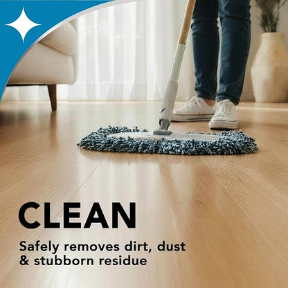 Weiman Hardwood Floor Cleaner and Polish Restorer Combo - 2 Pack - High-Traffic Hardwood Floor, Natural Shine, Removes Scratches, Leaves Protective Layer