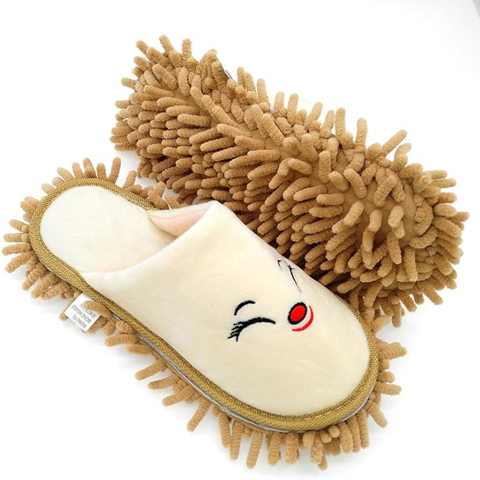 Selric Super Chenille Microfiber Washable Mop Slippers Shoes, Detachable Mopping Shoes, Floor Dust Dirt Hair Cleaner, Multi-sizes Multi-Colors Available