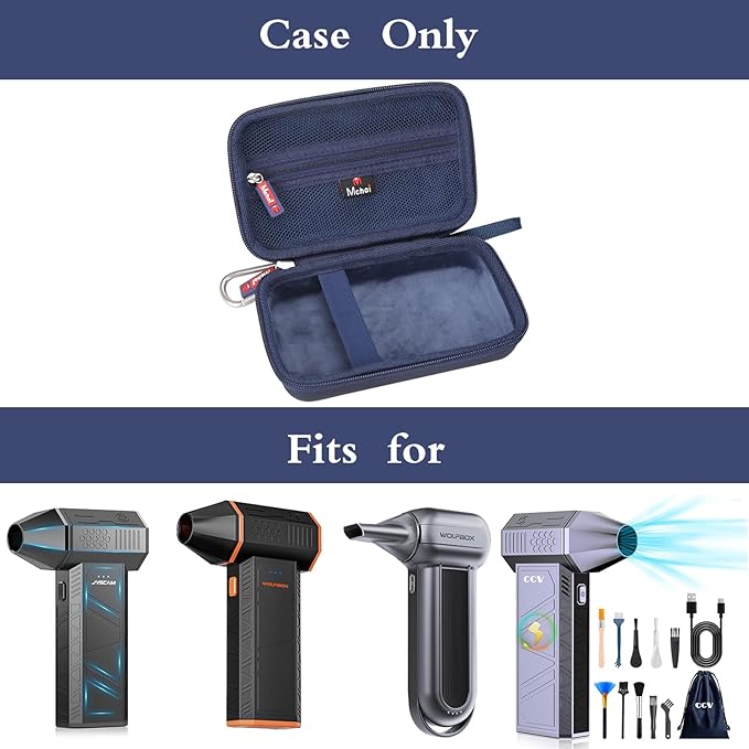 Mchoi Hard Storage Case Fits for WOLFBOX MF100 & MF50 / CCV/JVSCAM/WOLFBOX Electric Air Duster Super Power Cordless Air Duster, Case Only