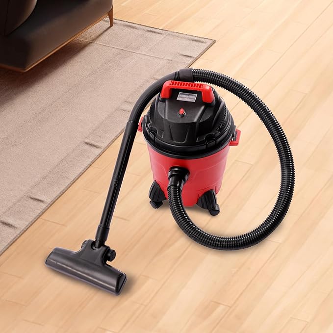 Wet/Dry Vacuum Cleaner, Portable Heavy-Duty Shop Vacuum 3 in 1 Function with Attachments for House, Heavy-Duty Portable Wet/Dry Vac Car Vacuum for Workshop, Jobsite, Garage and Home Cleaning