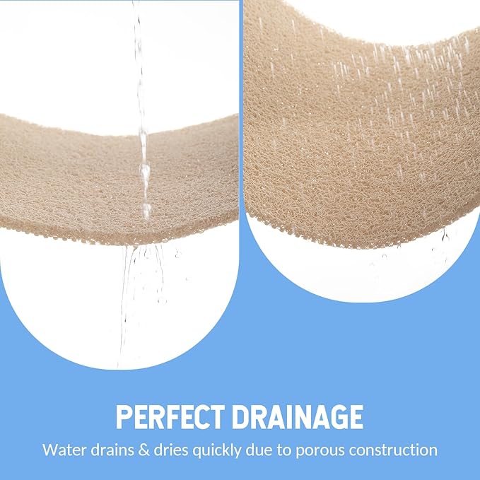 Hargiis Non Slip Bathtub Mat, Anti Slip Shower Mat, Quick Drying Bath Tub Mats, Foot Scrubber Mat, Anti Slip Mat for Tub, Floor, Bathroom, Home, Kitchen, Hotel (Beige 32"x17")