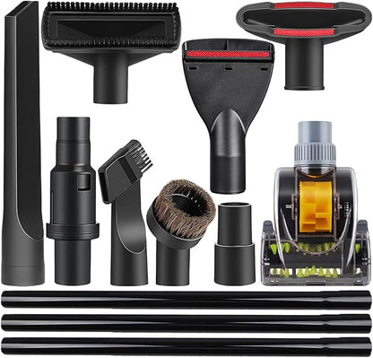 12 Pcs Vacuum Attachments Accessories for Shark Navigator Lift Away Attachments, Fit NV350 NV352 NV355 NV356E, Rotator NV500 NV501, Rocket HV301 Series Upright Vacuum, 1 1/4" (32mm) Vacuum Attachments