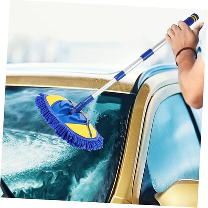 Zerodeko Car Wash Mop Extendable Handle Soft Brush Car Cleaning Tool Kit Trucks Boats Windows Furniture Design