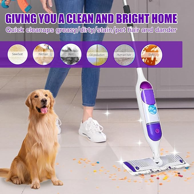 50 Pack Disposable Power Mop Pad Refills for Swiffer Power Mop, Compatible with Swiffer Power Mop Refills, Thickened Multi-Surface Replacements for Swiffer Wet Pads Refill on All Finished Floors