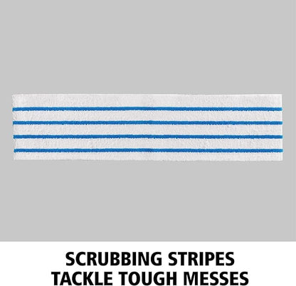 Rubbermaid HYGEN Disposable Microfiber Pad 18 Quick Connect Mop System 50 Count (Pack of 3) with Scrubbing Stripes for Multi-Surface Dry & Wet Cleaning