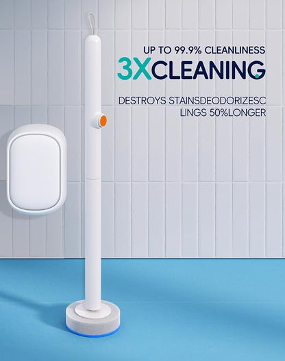 Disposable Toilet Cleaning System - Toilet Wand Kit with 36 High-Performance Refills, Wall Mounted Brush and Holder for Deep Cleaning Bathroom (Brush + 36 Refills)