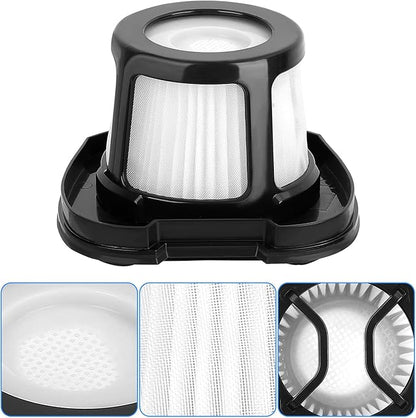 4-Pack Handheld Vacuums Replacement Filter for Bissell Pet Hair Eraser Lithium Ion Cordless Hand Vacuum 2284W 2389 2390 2390A, Black