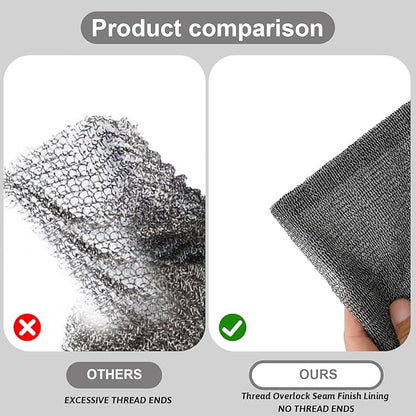 6Pack Exfoliating Soap Pouch Nylon Soap Saver Bag Mesh Soaps Bag Body Scrubber Rough Sponge Exfoliator for Bath Shower Women Men