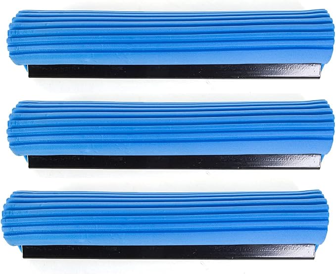 Kitchen + Home PVA Sponge Roller Mop Head Refills - 3 Pack