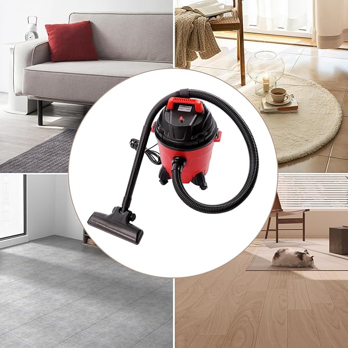 Wet Dry Vacuum 1000W 4Gal, Heavy-Duty Shop Vacuum w/Filter - Portable 3-in-1 Function for Garage, Car & Workshop, 39ft Cleaning Diameter