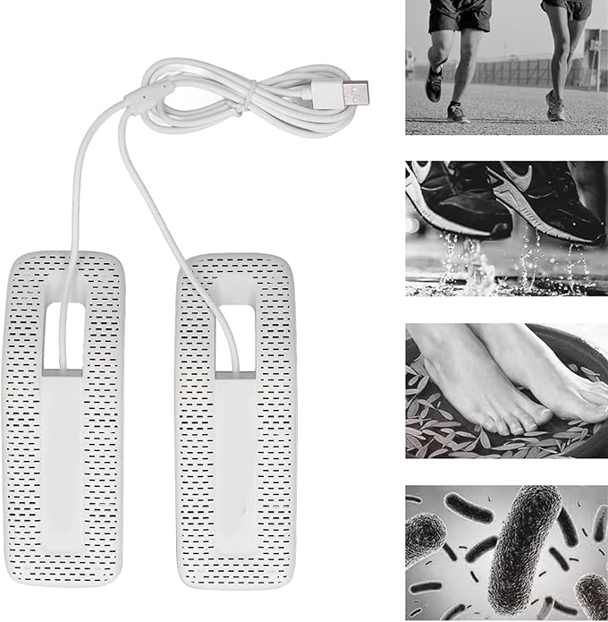 Shoe Deodorizer Dryer, USB Electric Dryer Portable Shoe Drying Machine for Gloves Socks 10W Power 5V Input Voltage