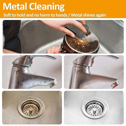 MAQIHAN Steel Wool Pads 0000 60PCS - Steel Wool 0000 Roll Glass Wood Fabric Metal Extra Fine Polishing Chrome Glass Polishing Pads Wool Steelwool Mice Control Weep Hole Covers Walls Fill