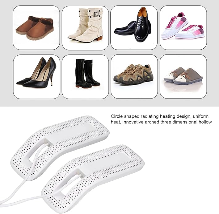 Shoe Deodorizer Dryer, USB Electric Dryer Portable Shoe Drying Machine for Gloves Socks 10W Power 5V Input Voltage