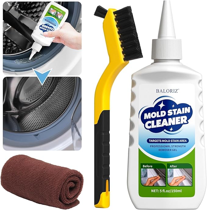 Home Remover Gel, Household Washing Machine Cleaner for Front Loader Washing Machine Seal, Refrigerator Strips, Cleaner For Tiles Grout Bathroom Cleaning Home Kitchen Sink Cleaning