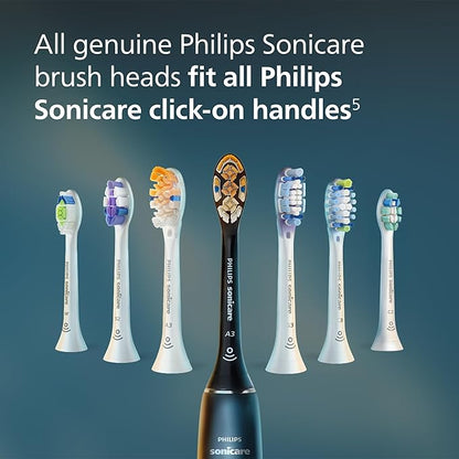 Philips Sonicare A3 Premium All-in-One, Genuine Replacement Toothbrush Heads, White, 2 Pack, HX9092/65
