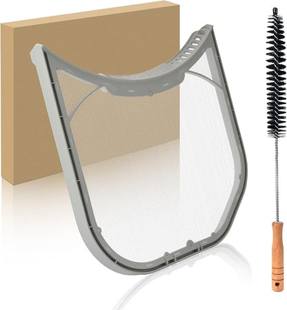 ADQ56656403 Dryer Lint Filter Screen Replacement for LG WashTower & Dryers | Compatible with DLEX4000W DLGX4001W DLGX4201B DLGX4201W | 11.2" × 10.9" Lint Trap | Replaces 4960837 AP7012980 PS16546780