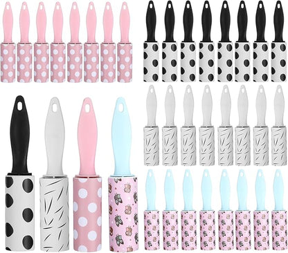 36 Pcs Lint Roller for Pet Hair Extra Sticky and Clothes,Mini Travel Lint Rollers Disposable Sheets Remove Dog/Cat Hair for Home Car Travel Use