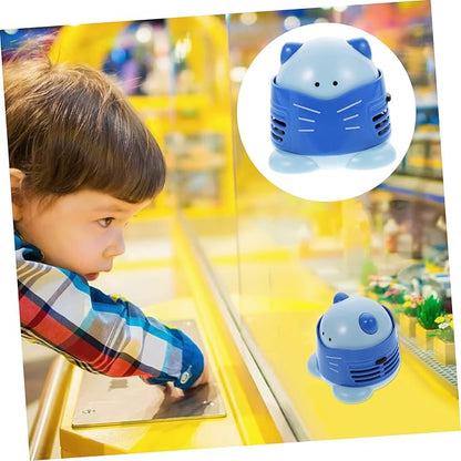 jojofuny Cartoon Desktop Vacuum Cleaner Mini Dust Collector for Crumbs and Dust Efficient Low Noise Portable Table Cleaner for Home Office School and Car Use