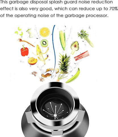 Garbage Disposal Splash Guard Sink Baffle Disposal Replacement Waste Food Disposal Part for Whirlaway,for Waste King,for Sinkmaster and for GE Models