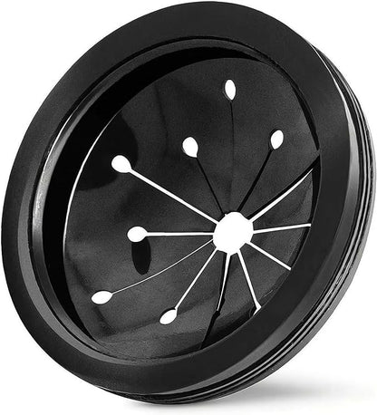 Black 3-Inch Sink Garbage Disposal Splash Guard, Rubber Baffle Cover for Whirlaway, Waste King, GE Models