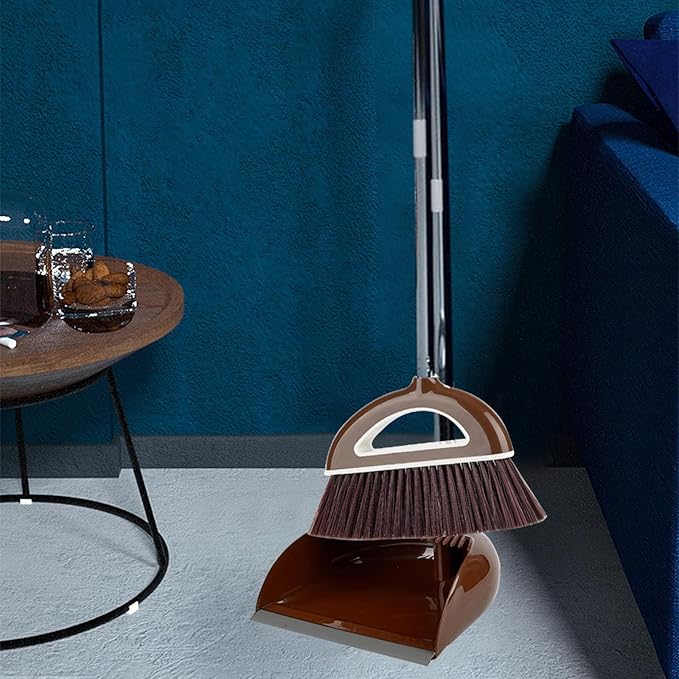 Broom with Dustpan Combo Set Sweeping Set Household B Room Dustpan Set Broom Set Dust Pan and Broom Set Small Broom Dust Broom Outdoor Broom Household Cleaning Tools Home Essentials