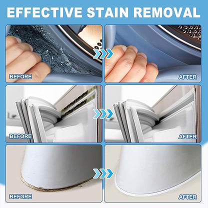 Home Remover Gel, 2 Packs Household Washing Machine Cleaner for Front Loader Washing Machine Seal, Refrigerator Strips, Cleaner For Tiles Grout Bathroom Cleaning Home Kitchen Sink Cleaning