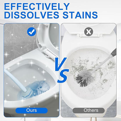 120 Count Toilet Bowl Wand Refills for Clorox, Disposable Head Compatible with Clorox Toilet Bowl Wand Cleaning System, Upgrade Fiber Bowl Cleaner Brush for Closestool Cleaning.