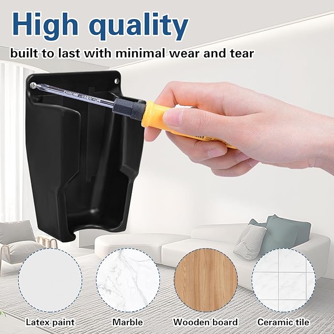 Wall Mount for Bissell Pet Hair Eraser Handheld Vacuum | Compatible with Models 2390, 2390A, 2284W, 23903 & Auto-Mate