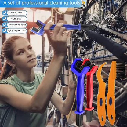 Bike Cleaning Brush Tool Kit