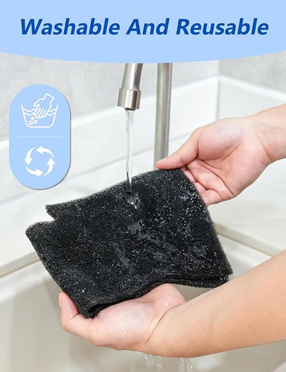 WH01X35719 Lint Filter Replacement for GE Profile Washer Dryer Combo, Lint Filter for Ge Washer Dryer Filter Sponge, Hand Washable and Reusable, Models: PFQ97HSPVDS (4)