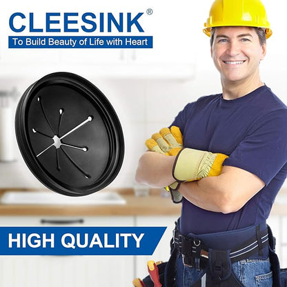 Garbage Disposal Splash Guard Sink Baffle, Food Waste Disposer Parts Accessories, Multi-Function Drain Plugs for Garbage Disposals, 3 3/8 Inch by CLEESINK