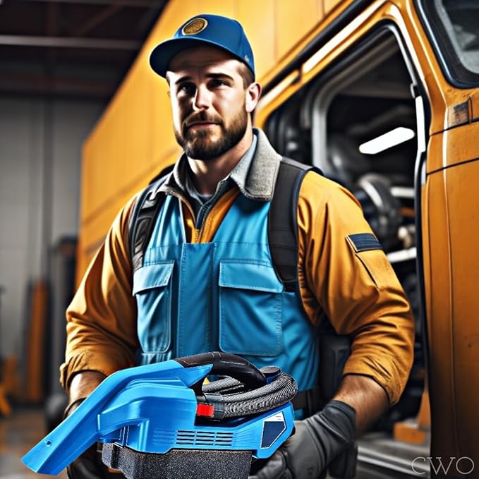 Fits Hercules 20V Cordless 1/2 Gallon Wet Dry Portable Vacuum (HC021B) - Tool Only - Easy to Handle for Fast Cleanup of Dust, Dirt and Debris - Washable HEPA Filter