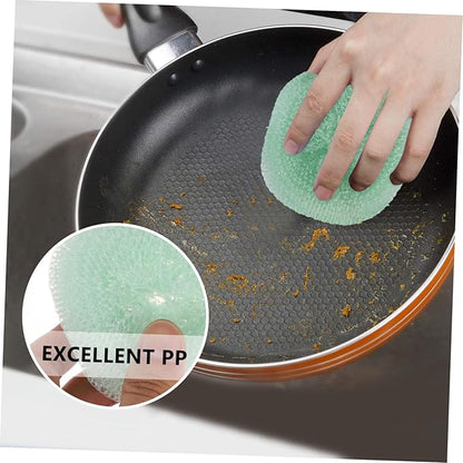 24pcs Multi-Functional Scouring Cleaning Balls for Kitchen Cleanup Cookware Scrubber for Pots and Dishes for Household Use Random Colors