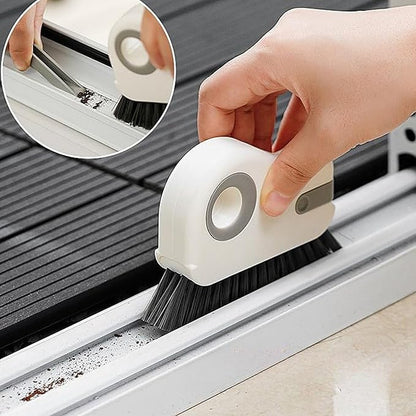 Window Sill Cleaner,Window Cleaner Groove Cleaning Brush,Magic Window Track Cleaner,Sliding Door Track Cleaner,2 in 1 Groove Cleaning Brush Window Track Cleaning Tools (#A)